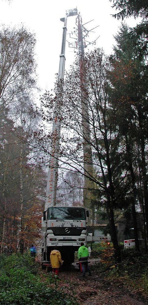 LK700 LKW Kran in einem Wald